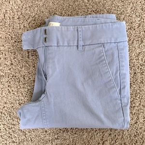 Loft Periwinkle Mid-rise Chinos